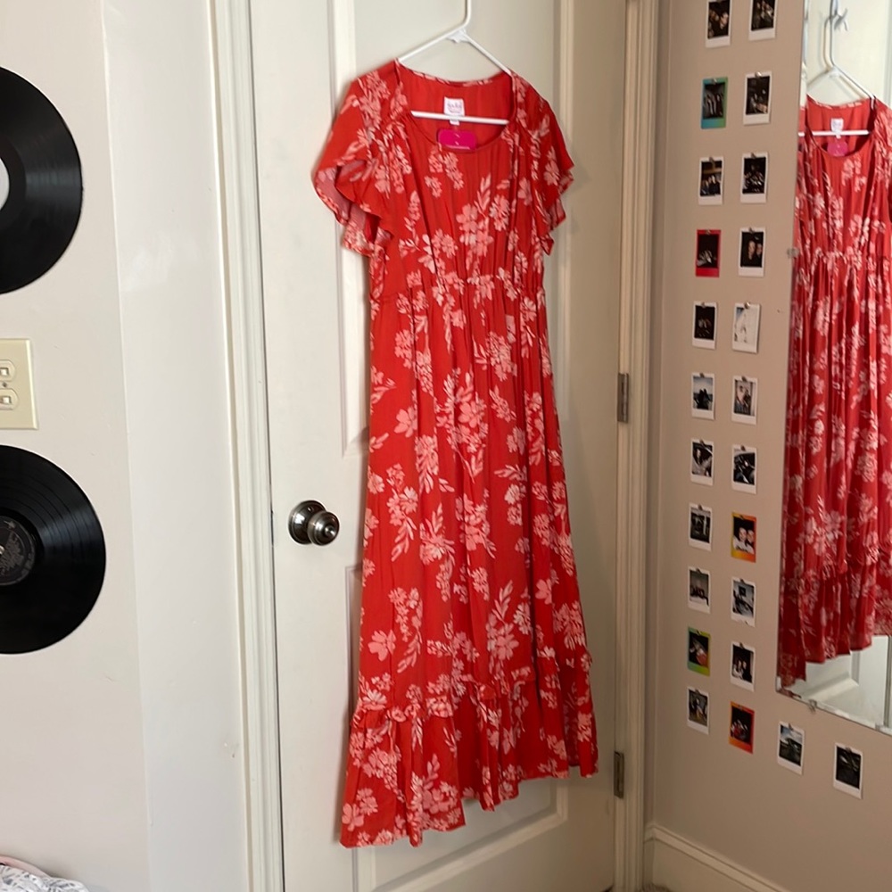 Maternity midi dress